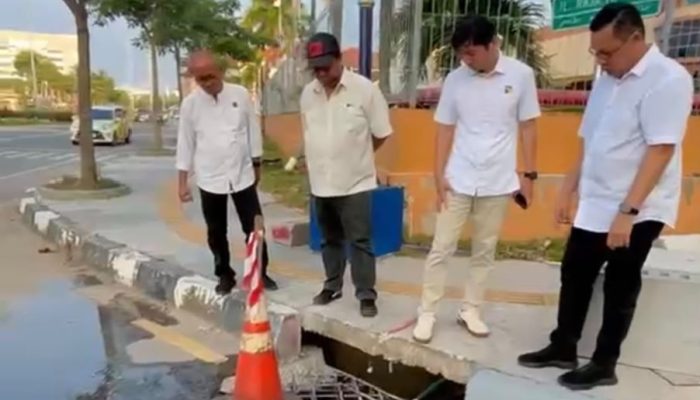 Biaya Lebih Efisien, BP Batam Uji Coba Teknik Baru Atasi Genangan di Batam Center