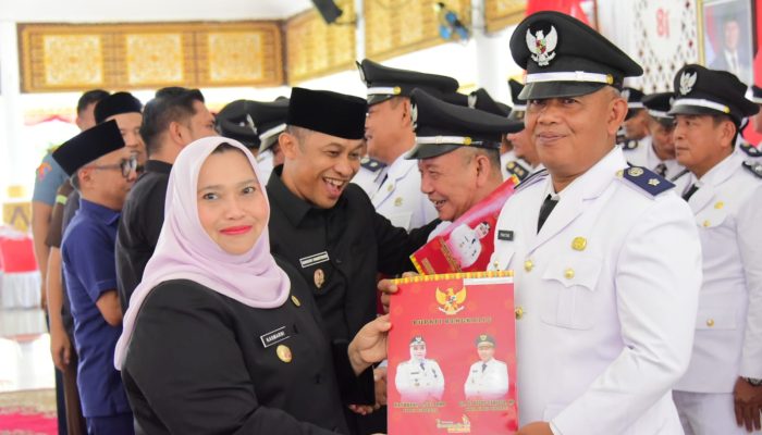 Bupati Kasmarni Kukuhkan 75 Kepala Desa Bengkalis