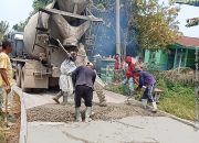 Pembangunan Jalan Cor Dusun 1A Desa Suburan Berjalan Lancar, Warga Sampaikan Terima Kasih