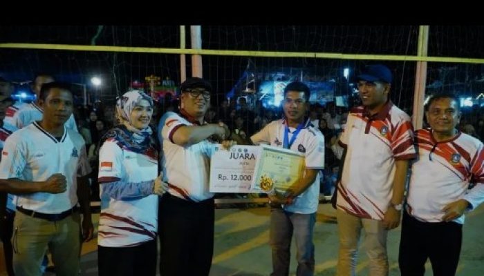 Dampingi Wagub Nyanyang, Wabup Lingga Resmi Tutup Merawang Cup III
