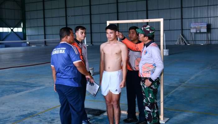 Jamin Kualitas Calon Prajurit, Lanud RSA Natuna Lakukan Seleksi Fisik Terukur