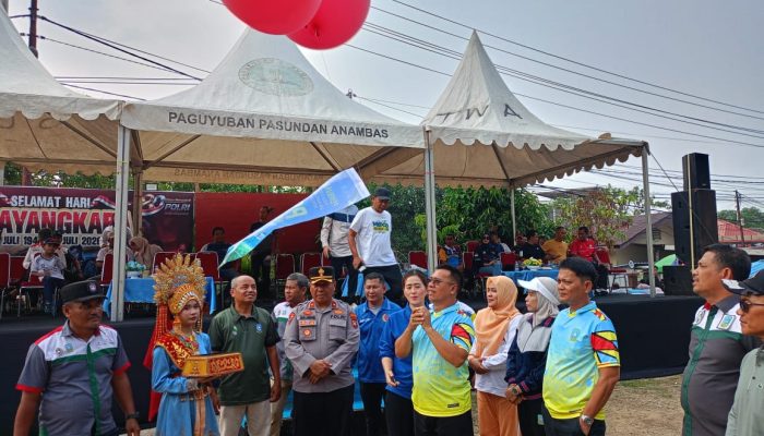 Bupati Aneng Buka Turnamen Piala Gubernur Kepri, 50 Desa Berkompetisi