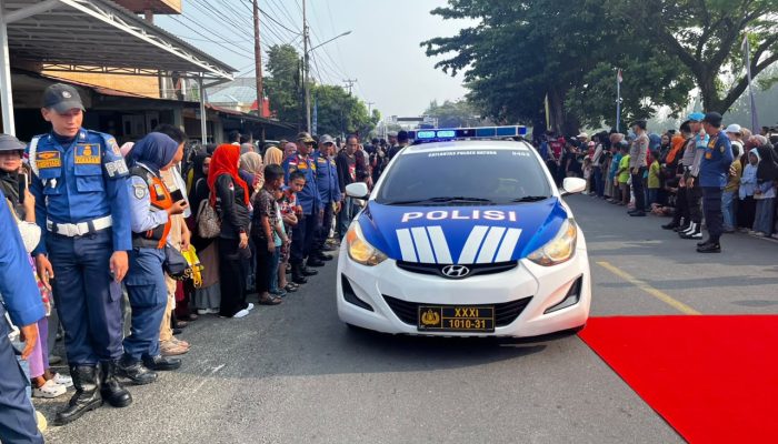 Kawal Karnaval Budaya HUT ke-27 Natuna, Satlantas Polres Natuna Siagakan Personel di Sepanjang Rute