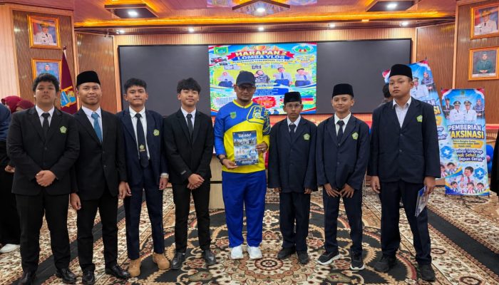 Peringati Hari Anak Nasional ke‑42, Sekda Rokan Hilir Terima Kunjungan Santri ICBS Payakumbuh